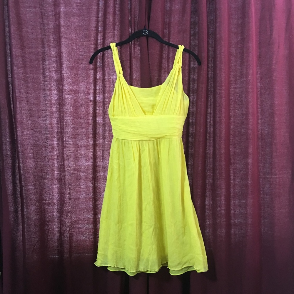 Banana Republic Yellow sleeveless dress